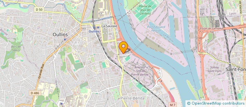 localisation de l'entreprise JACQUES-LAURE ANDA  OULLINS-PIERRE-BENITE