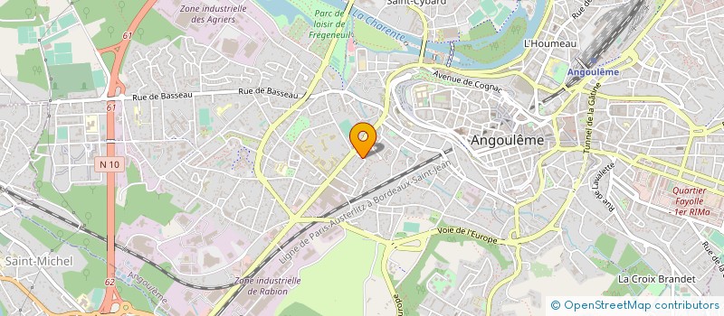 localisation de l'entreprise JACQUES LAVAURE SARL à ANGOULEME