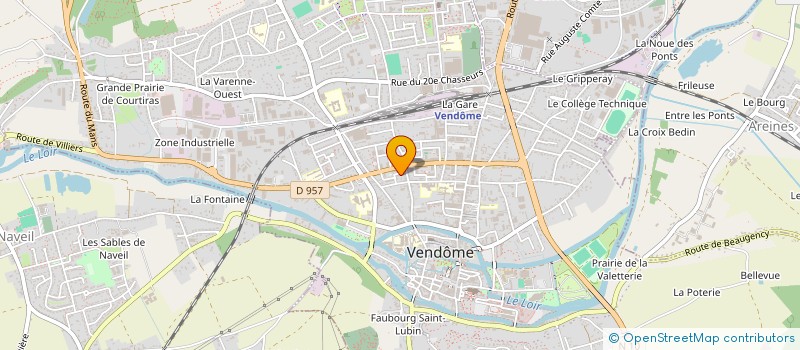 localisation de l'entreprise JACQUES MARCHAL - CONSULTANT  VENDOME