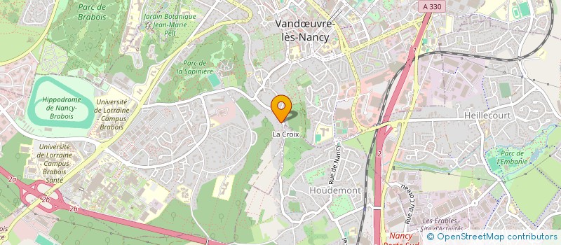 localisation de l'entreprise JACQUES METTAVANT à VANDŒUVRE-LES-NANCY