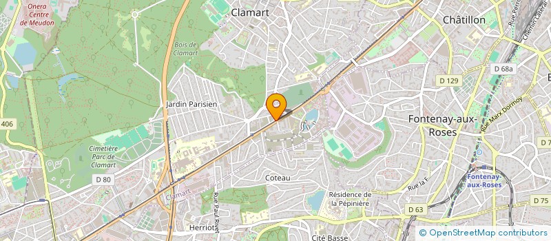 localisation de l'entreprise JACQUES MICHEL à CLAMART