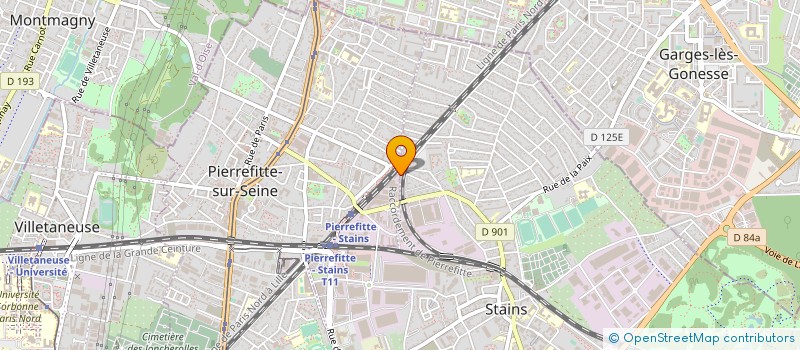 localisation de l'entreprise JACQUES MODE à PIERREFITTE-SUR-SEINE