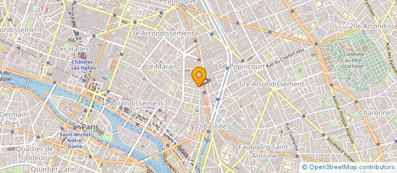 localisation de l'entreprise JACQUES RIPAULT- ARCHITECTURE  PARIS