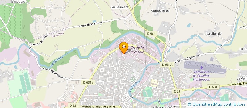 localisation de l'entreprise JACQUES SCHIAVON ELECTRO MECANIQ GENERALE  GRAULHET