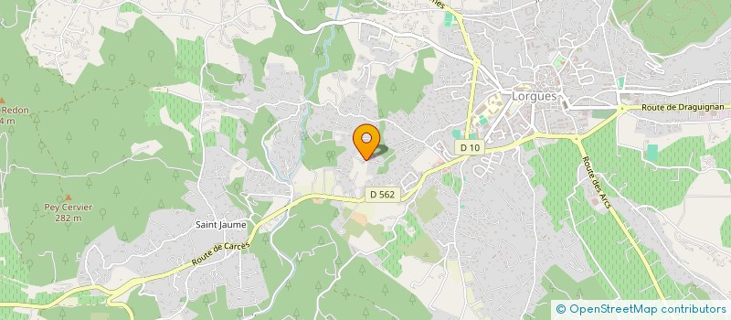 localisation de l'entreprise JACQUES SERVICES PLOMBERIE  LORGUES