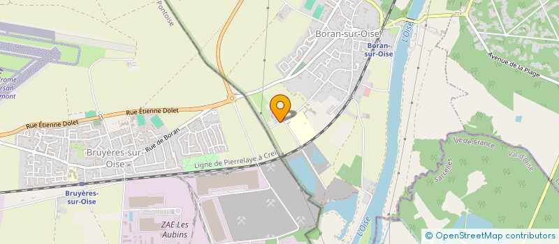 localisation de l'entreprise JACQUES SEVIN à BORAN-SUR-OISE