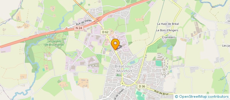 localisation de l'entreprise JACQUES TARTRAIS DEVELOPPEMENT  BREAL-SOUS-MONTFORT