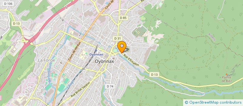 localisation de l'entreprise JACQUES VALMER FRANCE  OYONNAX