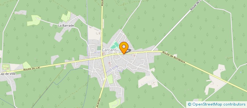 localisation de l'entreprise JACQUES VIGIER CARCANS  CARCANS