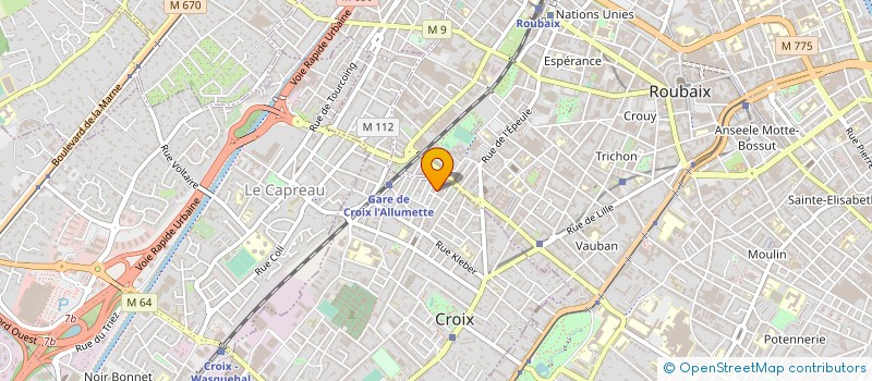 localisation de l'entreprise JACQUESSON-LOURME à CROIX