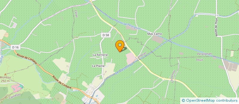 localisation de l'entreprise JACQUET  CAMELAS