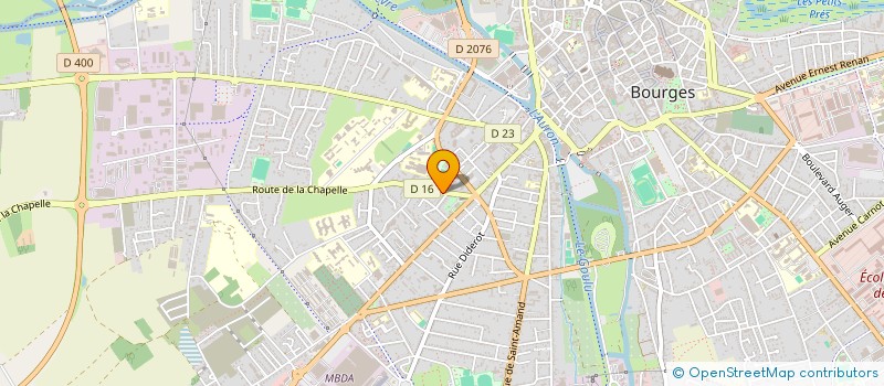 localisation de l'entreprise JACQUET BOURGES  BOURGES