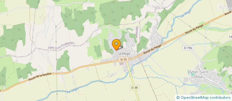 localisation de l'entreprise JACQUET CHARPENTE BOIS à SEPTEME