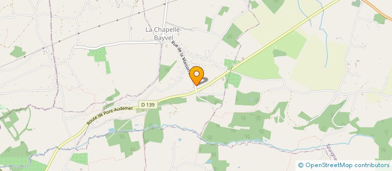 localisation de l'entreprise JACQUET FINANCES  LA CHAPELLE-BAYVEL