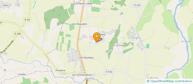 localisation de l'entreprise JACQUET PERE ET FILS à ST POURCAIN SUR SIOULE