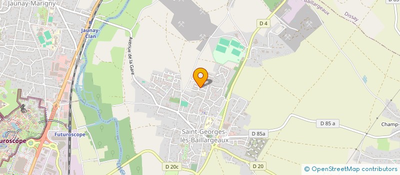 localisation de l'entreprise JACQUET SA à JAUNAY-MARIGNY