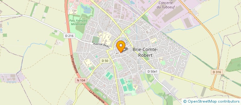 localisation de l'entreprise JACQUET THALAMY  BRIE-COMTE-ROBERT