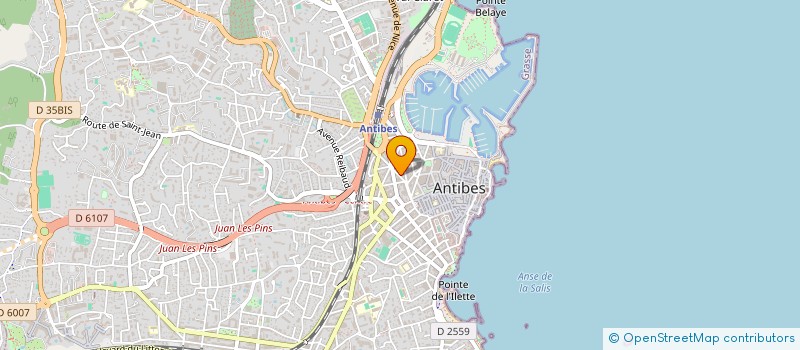 localisation de l'entreprise JACQUET TRUSTEE à ANTIBES