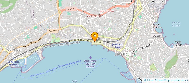 localisation de l'entreprise JACQUET URBANISME à ANTIBES