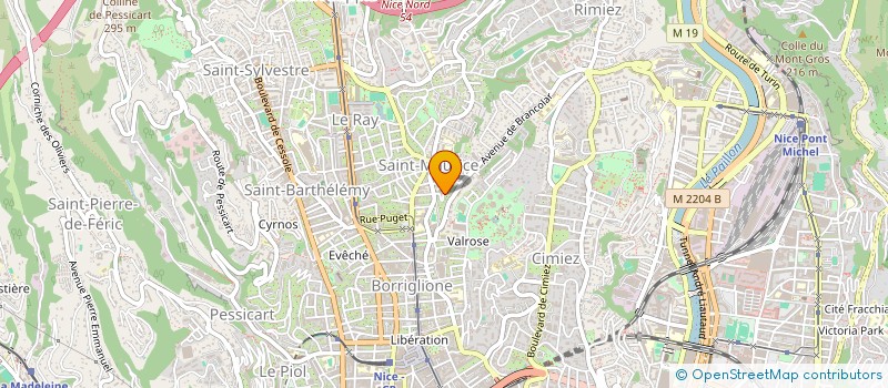 localisation de l'entreprise JACQUETFLO  NICE