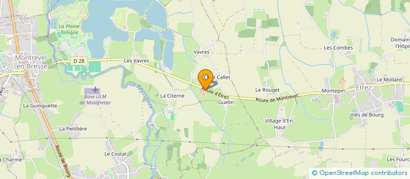 localisation de l'entreprise JACQUETS à MALAFRETAZ