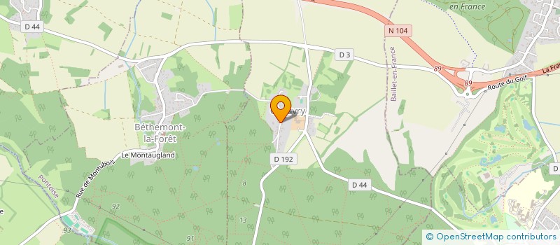 localisation de l'entreprise JACQUEVA  CHAUVRY