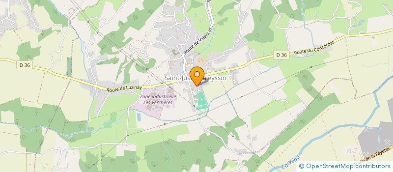 localisation de l'entreprise JACQUI-BOBILIER  SAINT-JUST-CHALEYSSIN