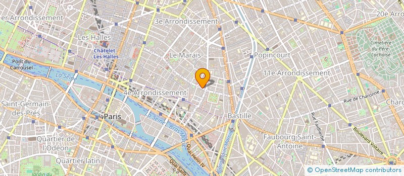 localisation de l'entreprise JACQUIER-BRUYERES  PARIS