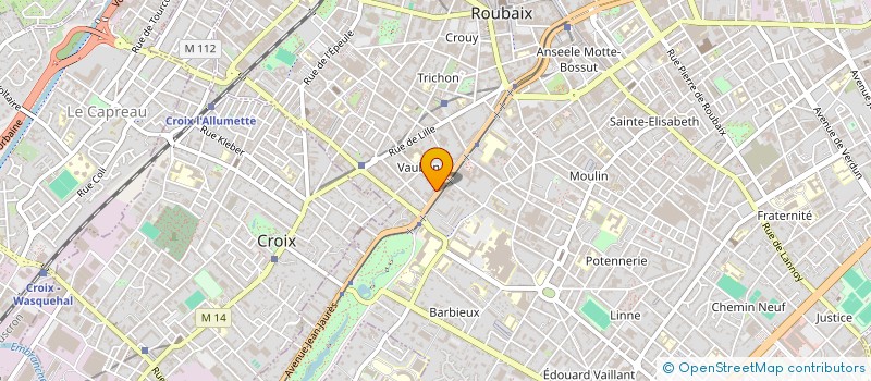 localisation de l'entreprise JACQUIER CALBET ASSOCIES à ROUBAIX