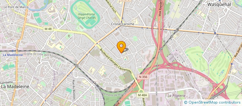 localisation de l'entreprise JACQUIMMO CANNET à MARCQ-EN-BARŒUL