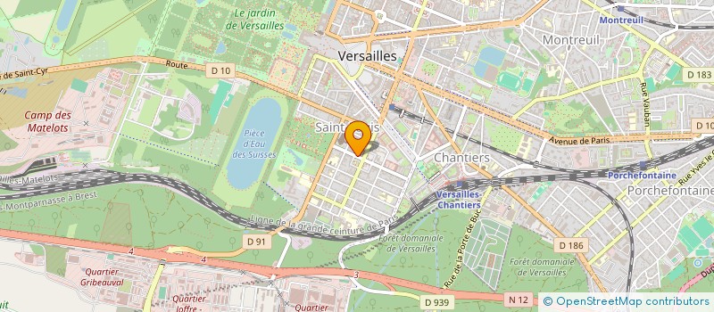 localisation de l'entreprise JACQUIMO à VERSAILLES