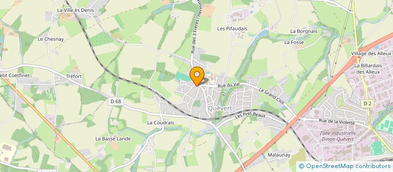 localisation de l'entreprise JACQUIN  QUEVERT