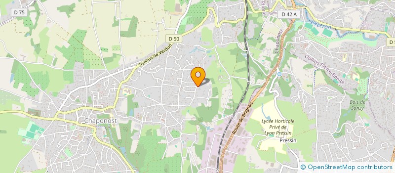 localisation de l'entreprise JACQUIN IMMOBILIER  CHAPONOST