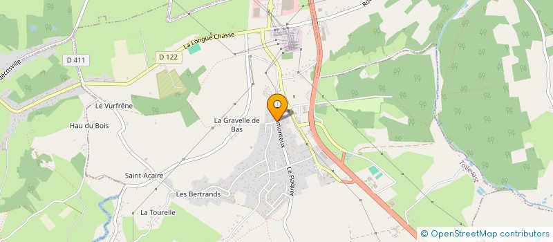 localisation de l'entreprise JACQUIN LA GRAVELLE  TOLLEVAST