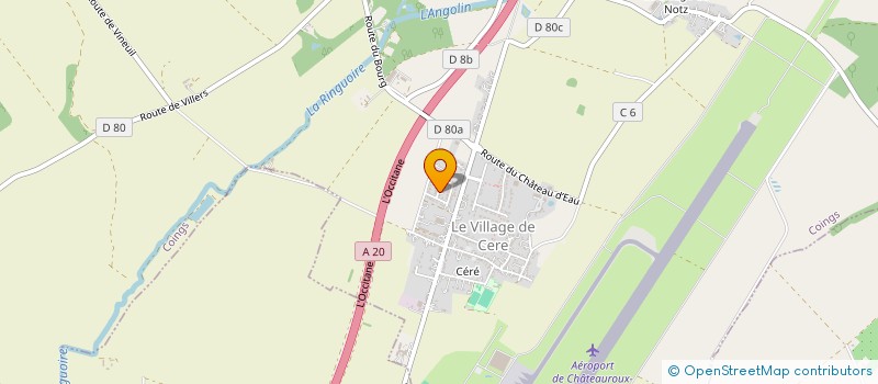 localisation de l'entreprise JACQUIN LES MOINEAUX à DEOLS