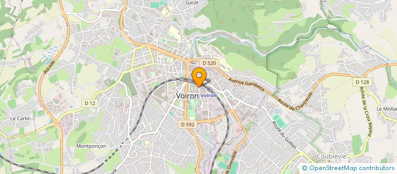 localisation de l'entreprise JACQUIN PIERRE CHARRAT MICHEL  VOIRON