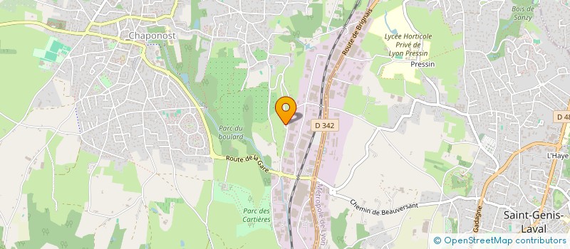 localisation de l'entreprise JACQUIN PRO IMMOBILIER  CHAPONOST