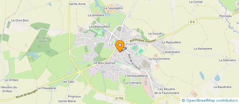 localisation de l'entreprise JACQUINET  CHANVERRIE