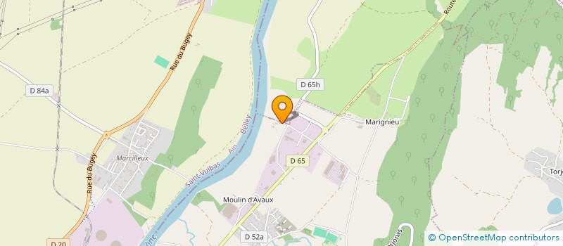 localisation de l'entreprise JACQUINOT CONSTRUCTION BATIMENT  HIERES-SUR-AMBY