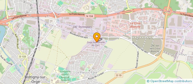 localisation de l'entreprise JACQUOT  LE PLESSIS-PATE