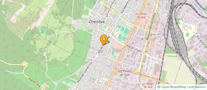 localisation de l'entreprise JACQUOT à CHENOVE