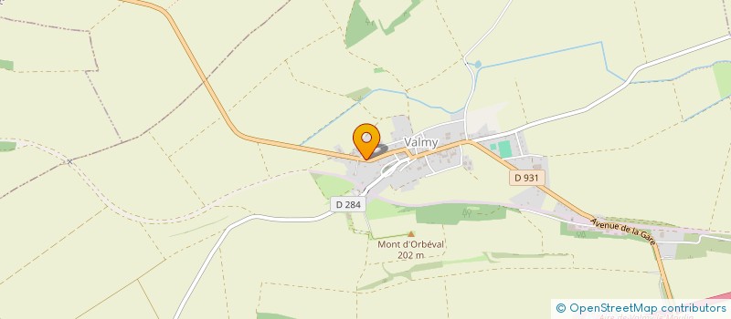 localisation de l'entreprise JACQUOT-DEPUYDT  VALMY