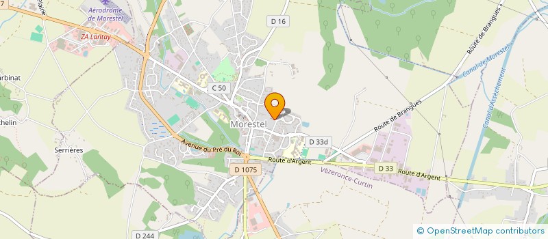 localisation de l'entreprise JACQUOT SCI  MORESTEL