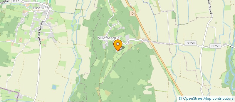 localisation de l'entreprise JACQUOTTE  VILLEFRANQUE