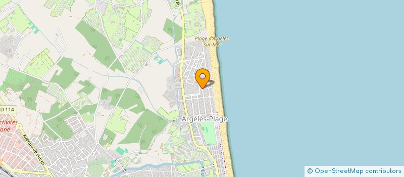 localisation de l'entreprise JACQUOU.NET  ARGELES-SUR-MER