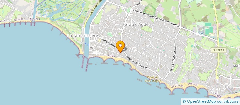 localisation de l'entreprise JACR  AGDE