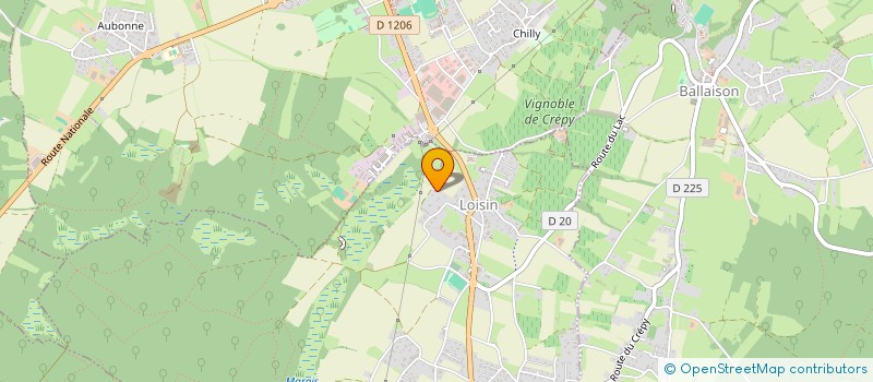 localisation de l'entreprise JACRET RHONE ALPES à MACHILLY