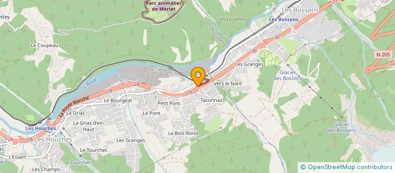 localisation de l'entreprise JACROCHE  LES HOUCHES