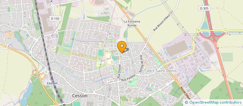 localisation de l'entreprise JACS à VERT-SAINT-DENIS