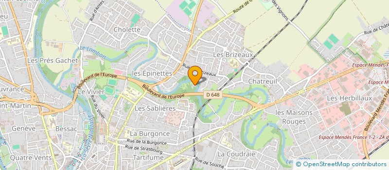 localisation de l'entreprise JACS  NIORT